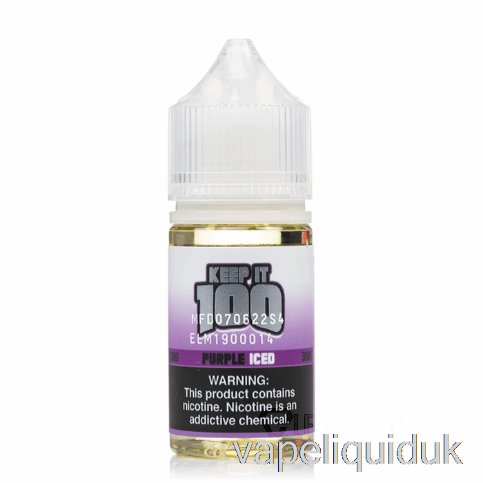 Purple Iced - Keep It 100 SALTS - 30mL 50mg Vape Juice